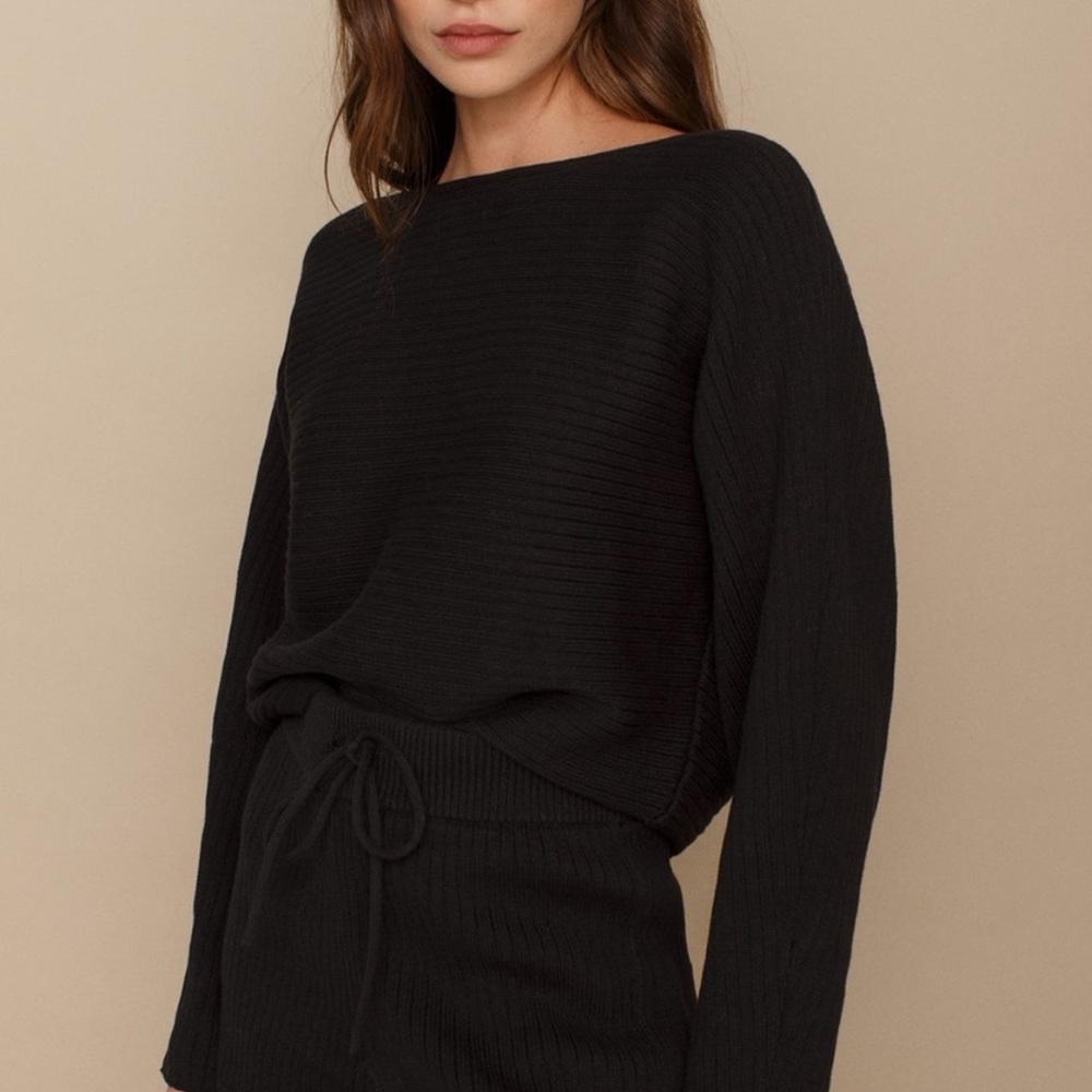 REFORMATION CORT SHORT SWEATER